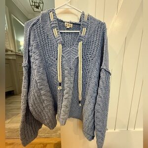 Women’s POL sweater, blue, size M